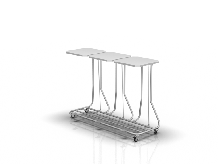 Trolleys for linen transportation