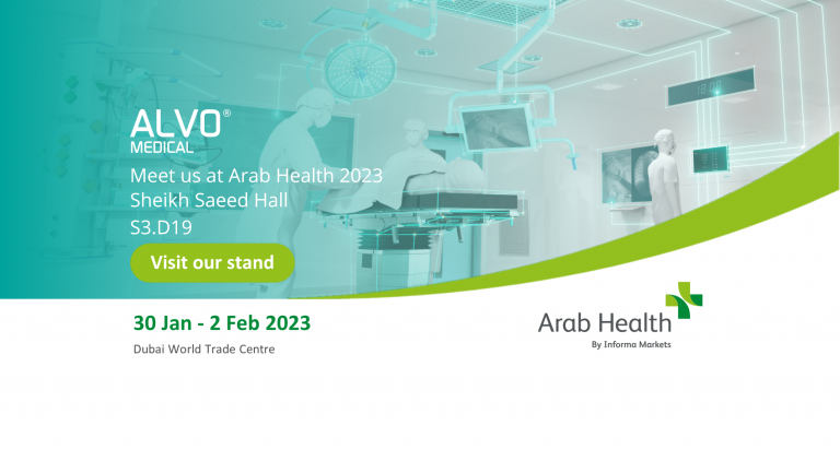 ALVO Medical wystawcą na&nbsp;targach Arab Health 2023 w&nbsp;Dubaju