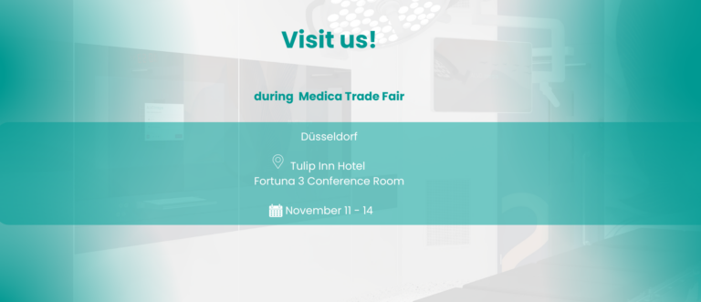 Let’s meet during the Medica Trade Fair. Medical technology at the highest level.